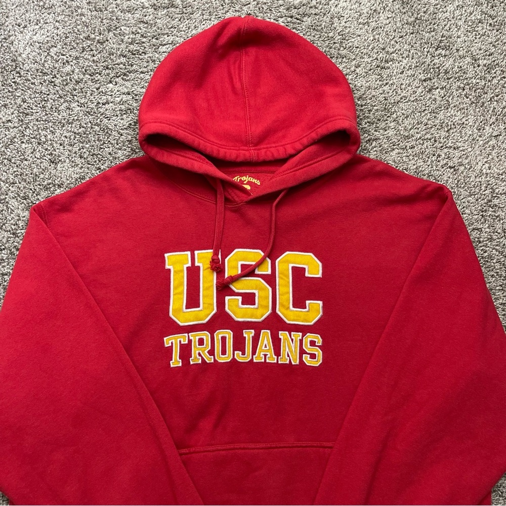 Authentic Apparel Usc Trojans Pullover Graphic Ho… - image 4